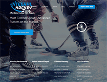 Tablet Screenshot of integralhockey.com